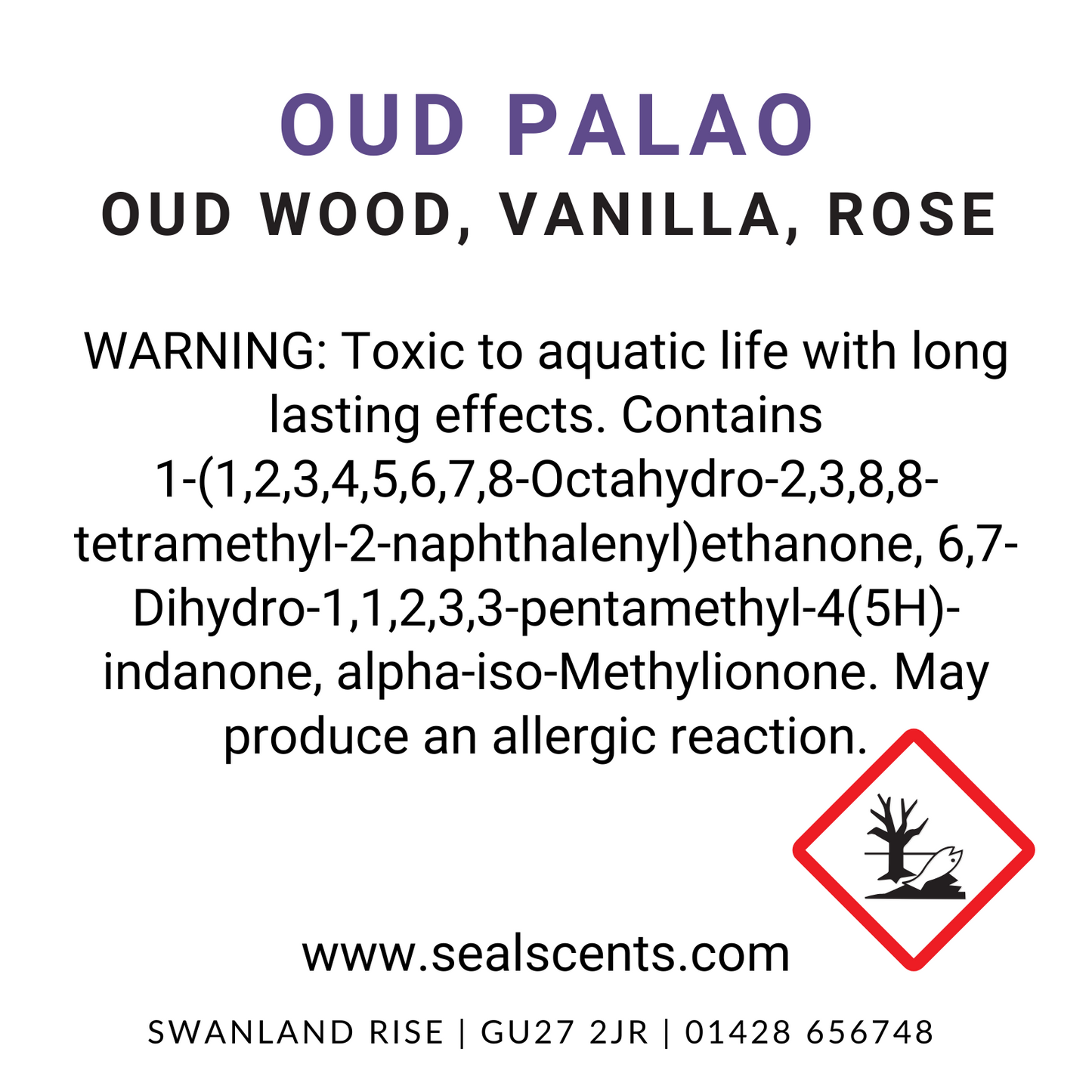 Oud Palao (Oud Wood, Vanilla, Rose)