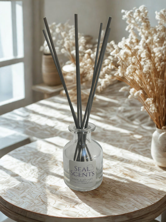 Clear Apothecary Bottle Reed Diffuser
