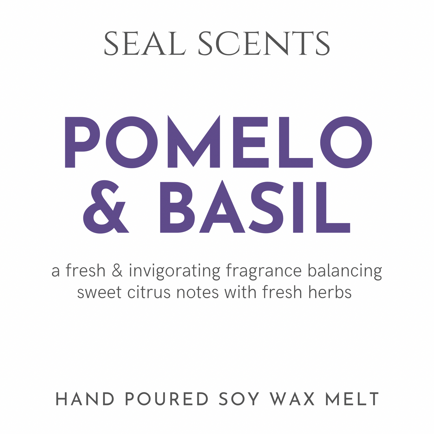 Pomelo & Basil Wax Melts