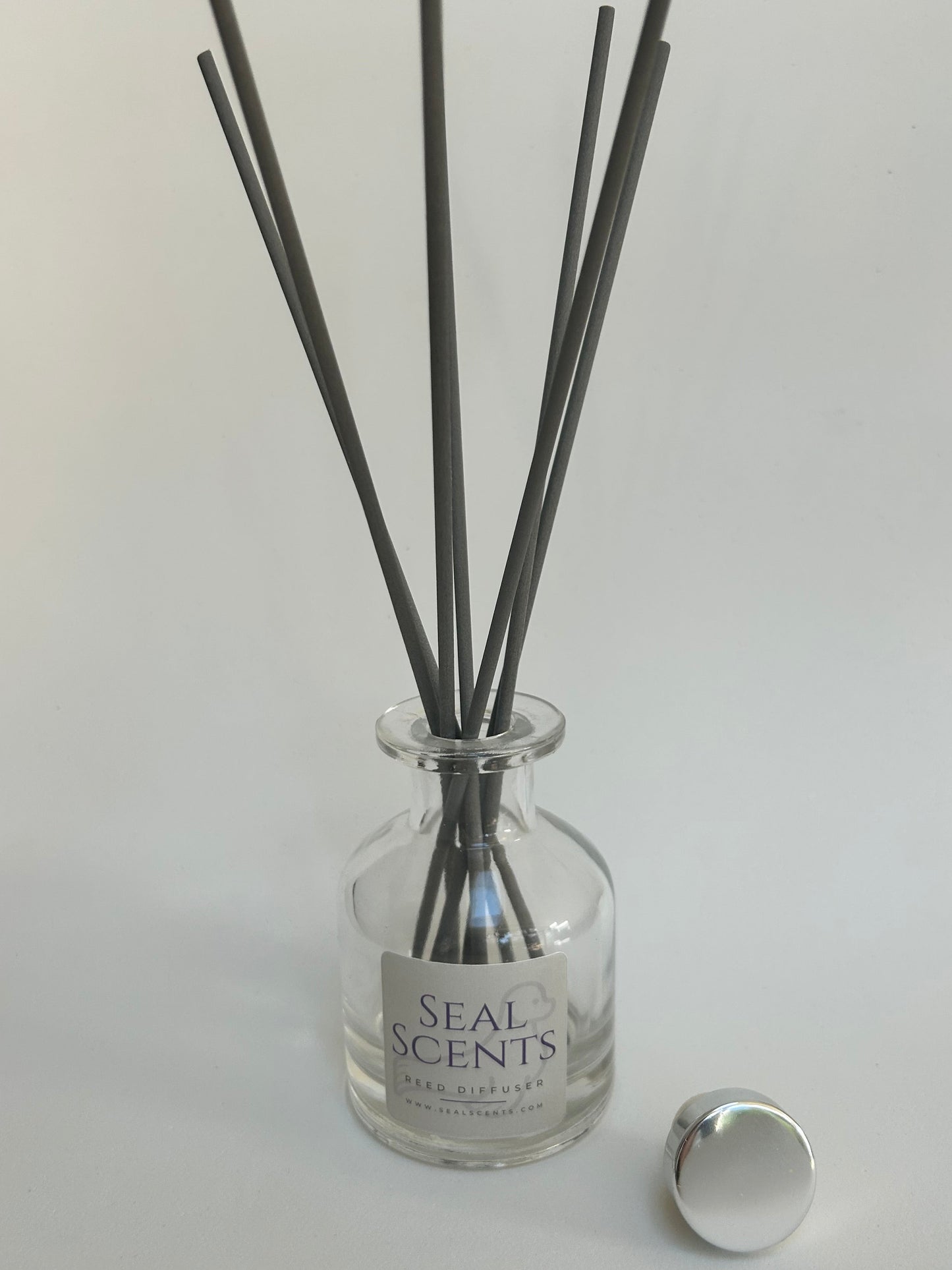 Clear Apothecary Bottle Reed Diffuser